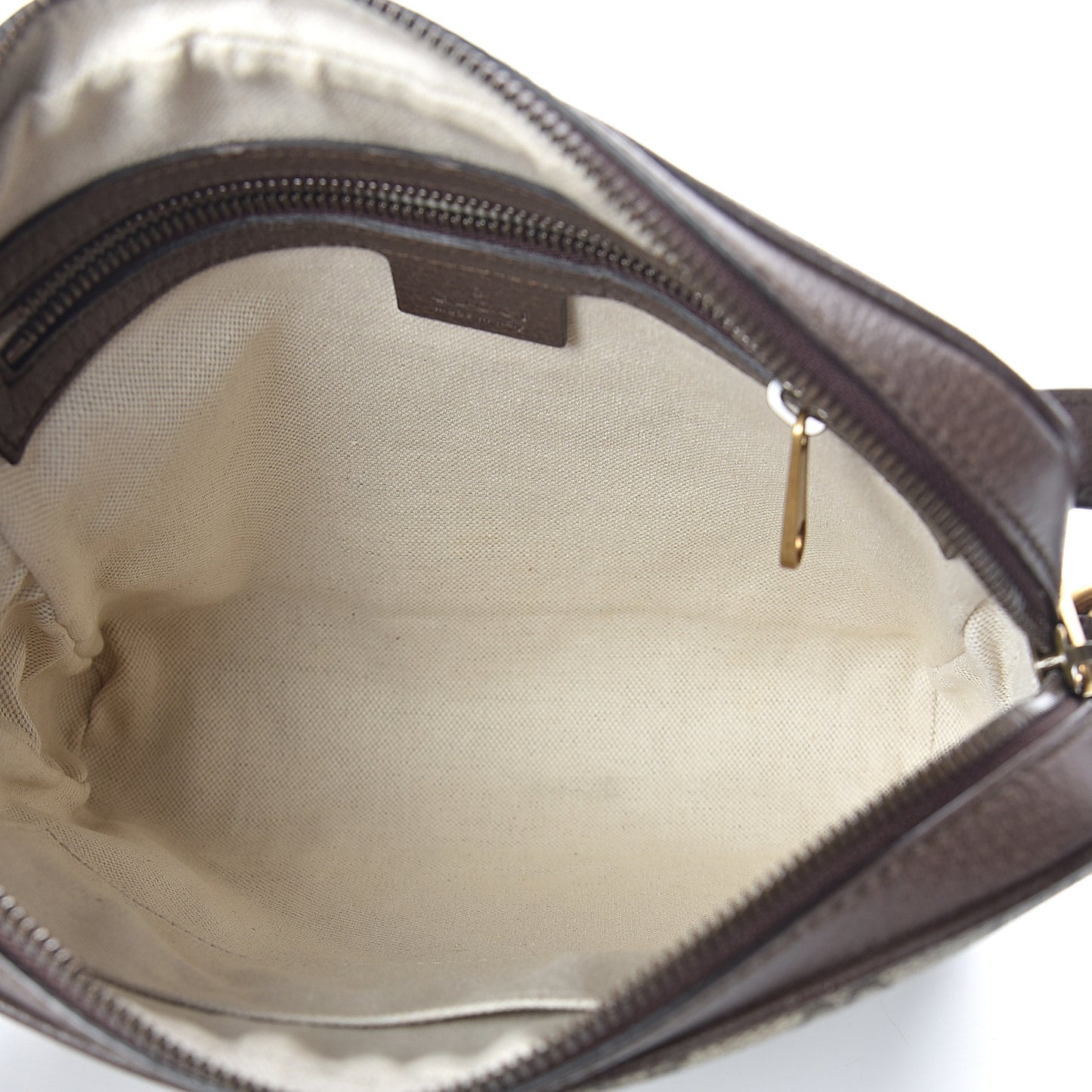 GG Supreme Monogram Web Small Ophidia Messenger Bag Brown