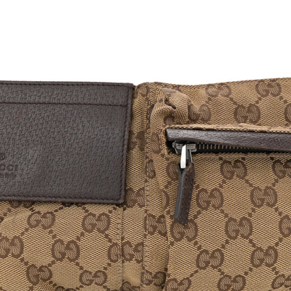 Gucci Monogram Web Belt Bag Dark Brown 8 of 11