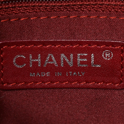 Chanel Lambskin Quilted Large 3 Flap Red 6 of 10