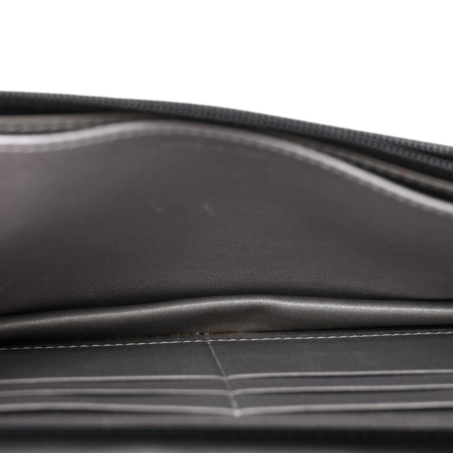 Chanel Lambskin Camellia Embossed Wallet On Chain WOC Black 5 of 15