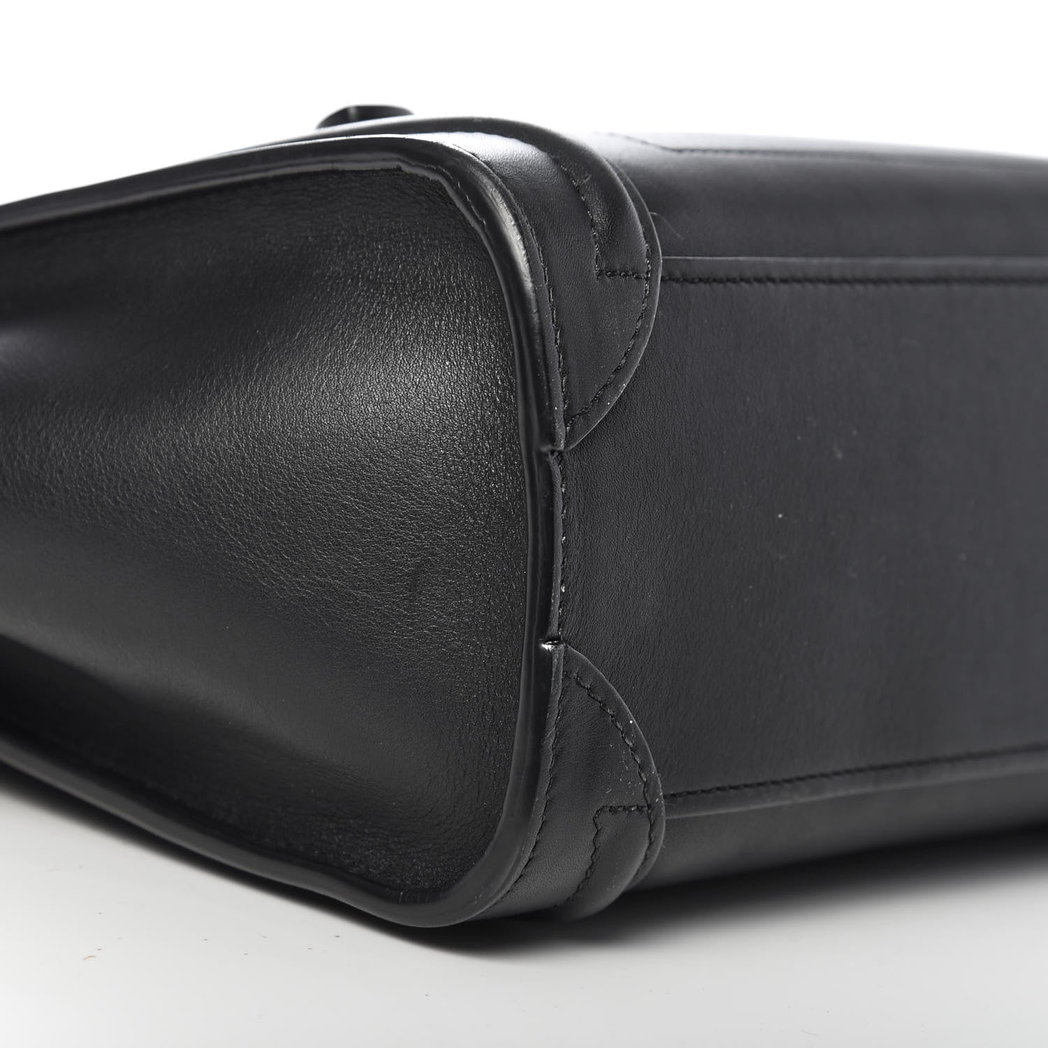 Celine Smooth Calfskin Nano Luggage Black 8 of 10