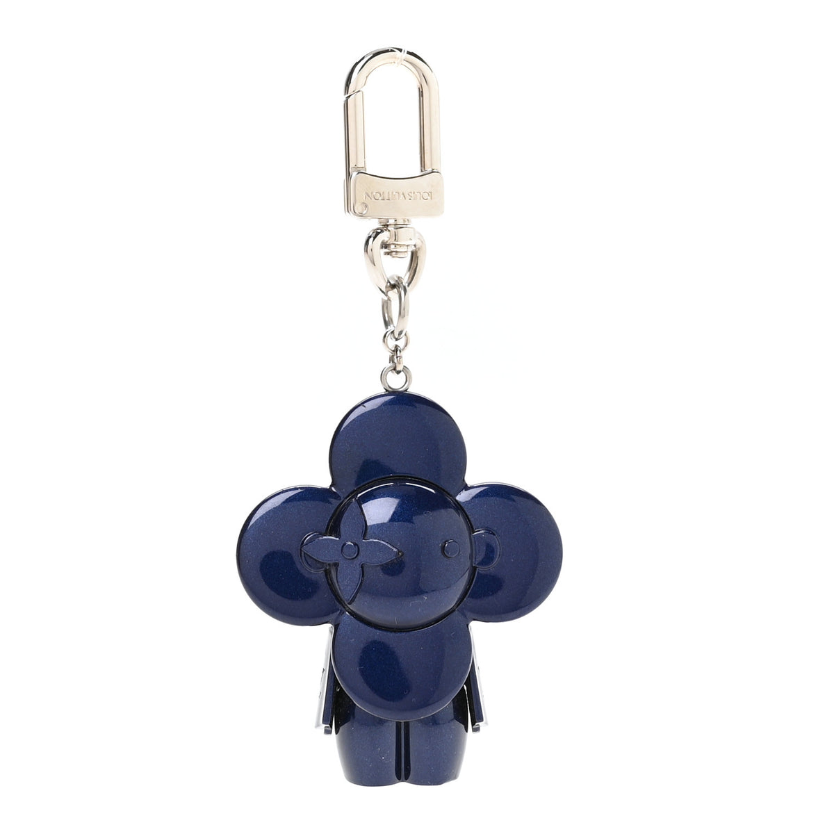 Louis Vuitton Metal Vivienne Bag Charm Key Holder Blue Marine 1 of 4