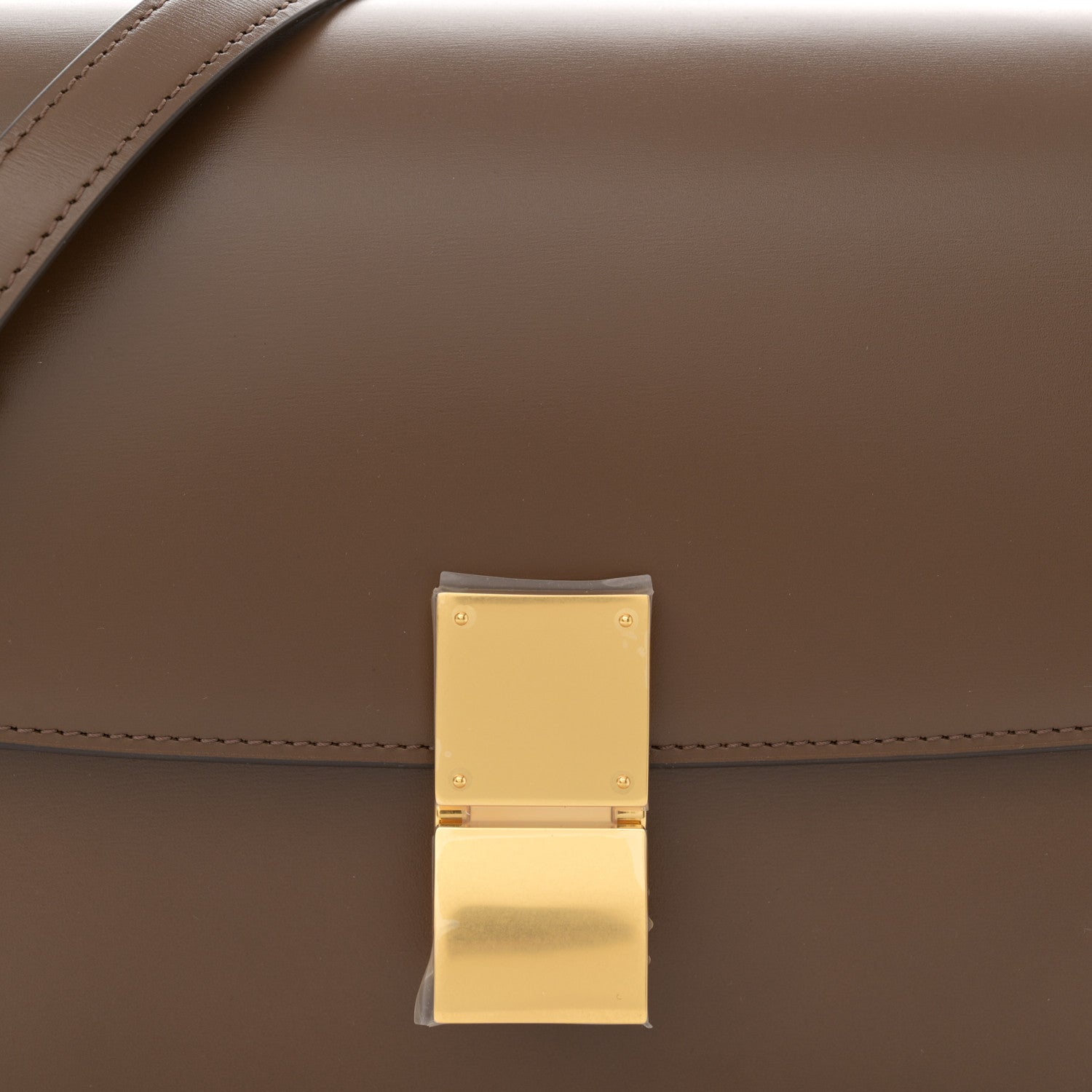 Celine Box Calfskin Medium Classic Box Flap Bag Camel 8 of 12