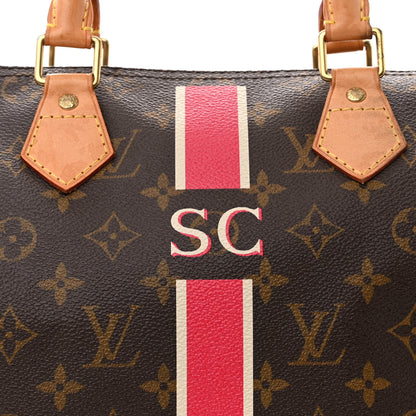 Louis Vuitton Monogram My LV Heritage Speedy 30 Fuchsia White 8 of 15