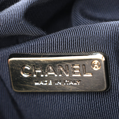 Chanel Lambskin Quilted Large In Seoul Backpack Navy 11 of 19