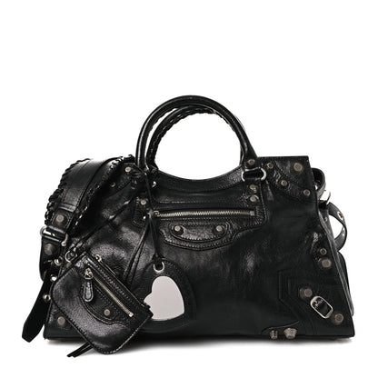 Balenciaga Agneau Arena Neo Cagole City Handbag Black 3 of 11