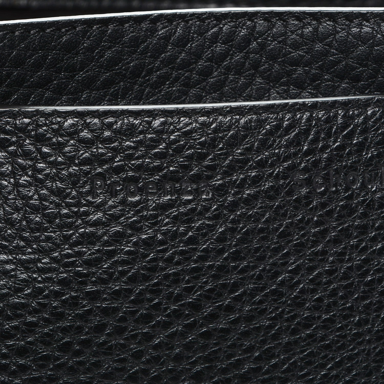 Proenza Schouler Pebbled Calfskin Double Sided PS Courier Bag Black 7 of 7