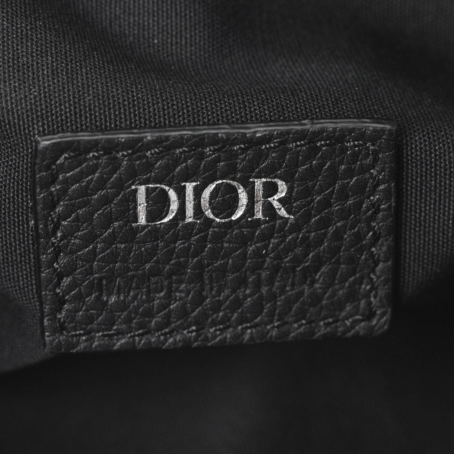 Christian Dior Oblique Mens Saddle Bag Blue 6 of 10