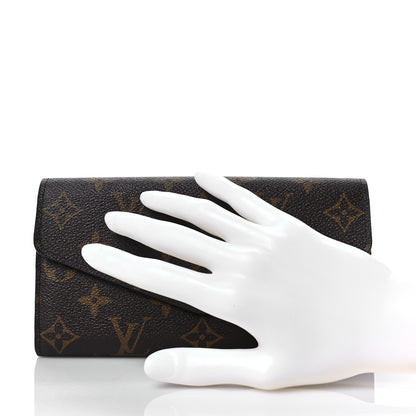 Louis Vuitton Monogram Sarah Wallet NM Rose Ballerine 2 of 8
