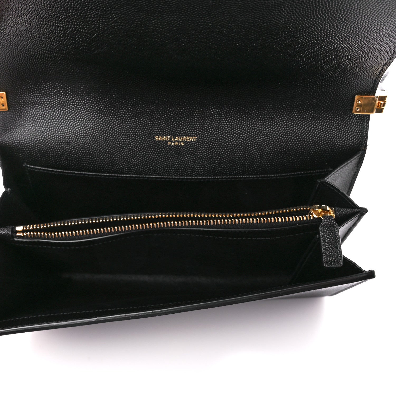 Saint Laurent Grain de Poudre Mini Uptown Crossbody Bag Black 6 of 11