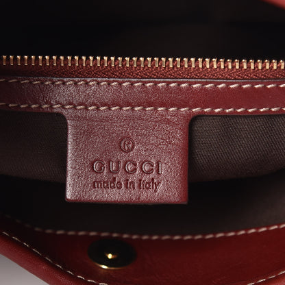 Gucci Velvet Large Horsebit 85th Anniversary Hobo Bordeaux Black 8 of 11