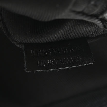 Louis Vuitton Taurillon Monogram Uniformes Solar Ray Soft Pochette Volga Belt Bag Black 6 of 9