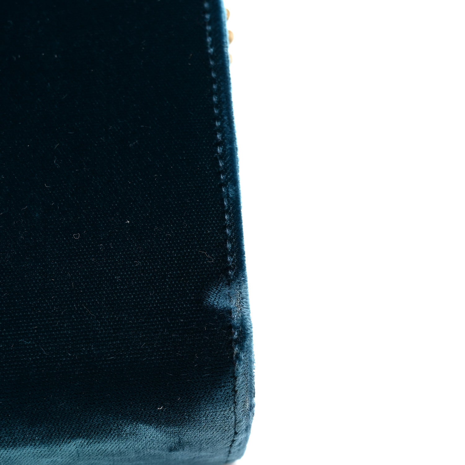 Saint Laurent Velvet Small Classic Monogram Kate Tassel Satchel Blue 13 of 21