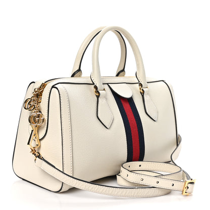 Gucci Suede Patent GG Web Medium Ophidia Boston Mystic White 3 of 10