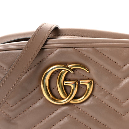 Gucci Calfskin Matelasse Small GG Marmont Chain Shoulder Bag Porcelain Rose 8 of 10