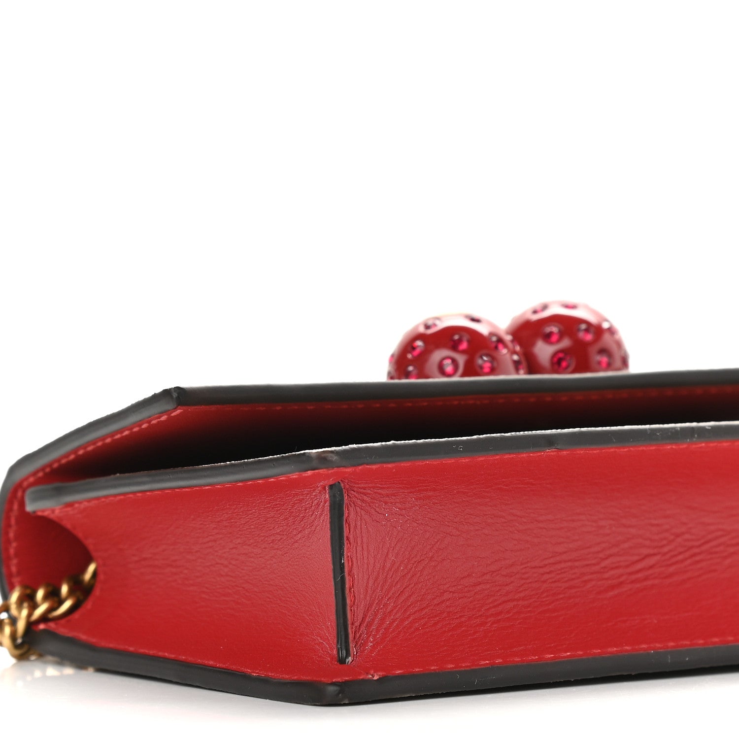 Gucci GG Supreme Monogram Mini Cherry Chain Bag 7 of 8