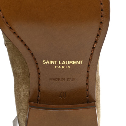 Saint Laurent Jodhpur Suede Mens Wyatt 30 Boots 40 New Sigaro 6 of 8
