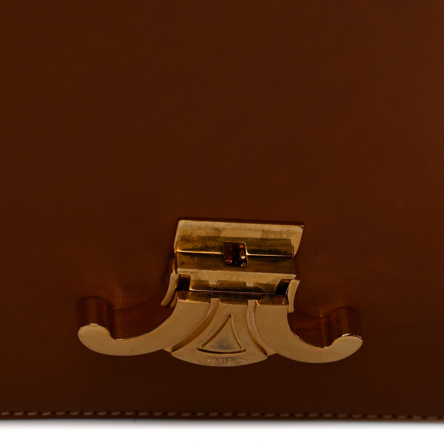 Celine Natural Calfskin Medium Triomphe Tan 13 of 13