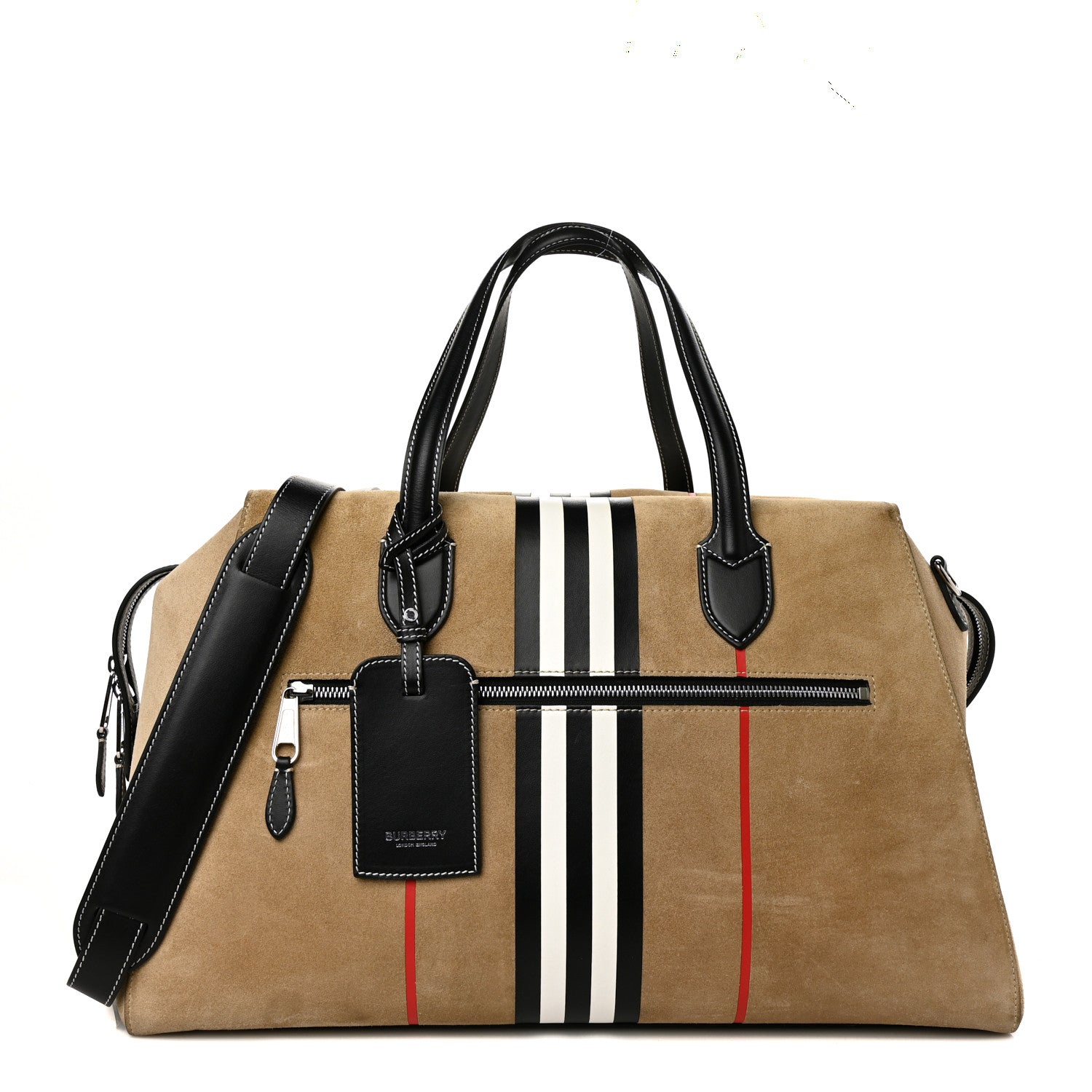 Burberry Suede Southcombe Duffle Bag Archive Beige 1 of 8