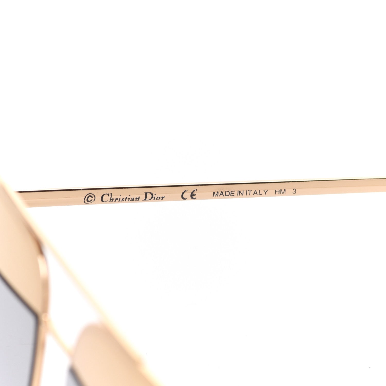 Christian Dior Split 1 Aviator Sunglasses Gold 6 of 7