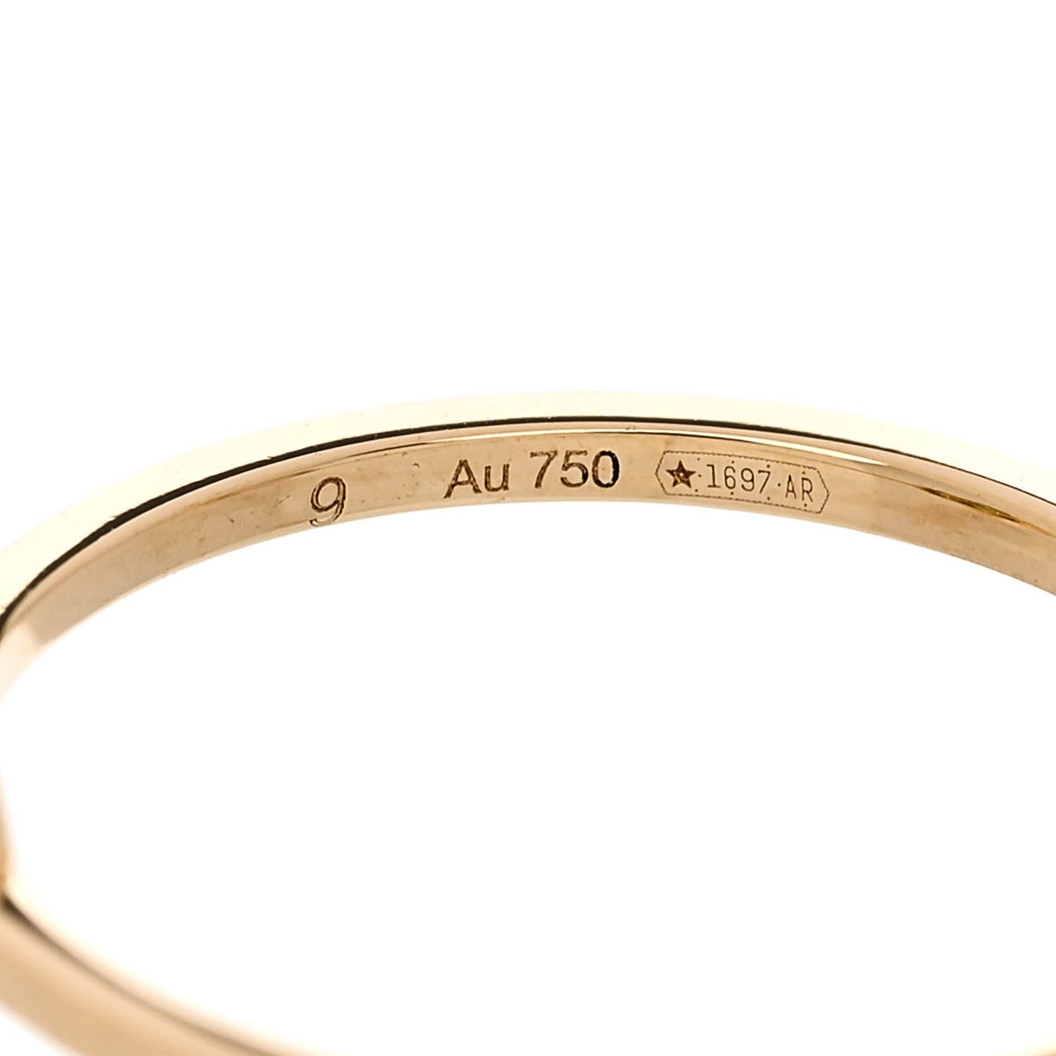 Gucci 18K Yellow Gold Green Tourmaline Interlocking G Ring 49 4.75 6 of 6