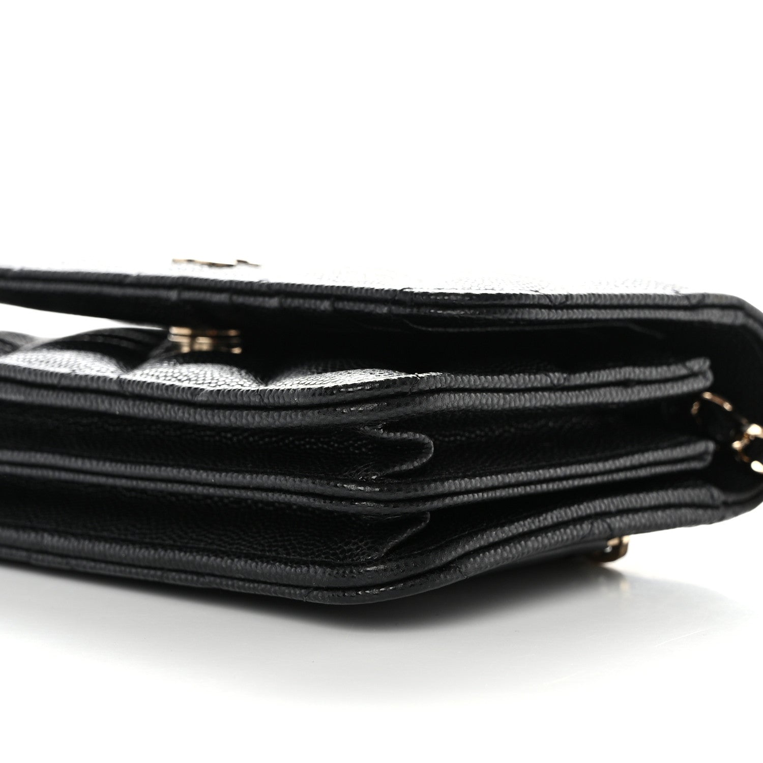 Chanel Caviar Quilted Mini Wallet On Chain WOC Black 10 of 10