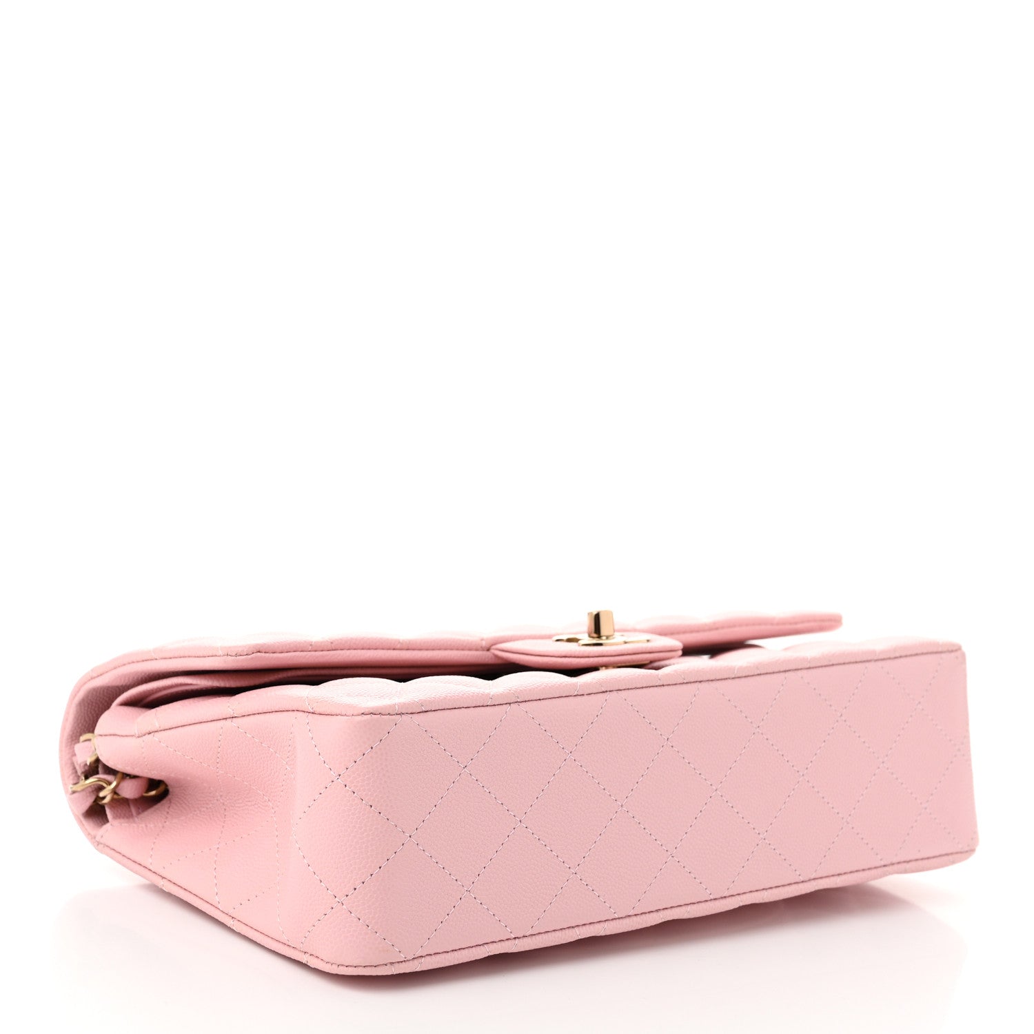Chanel Caviar Quilted Medium Double Flap Light Pink 4 of 11