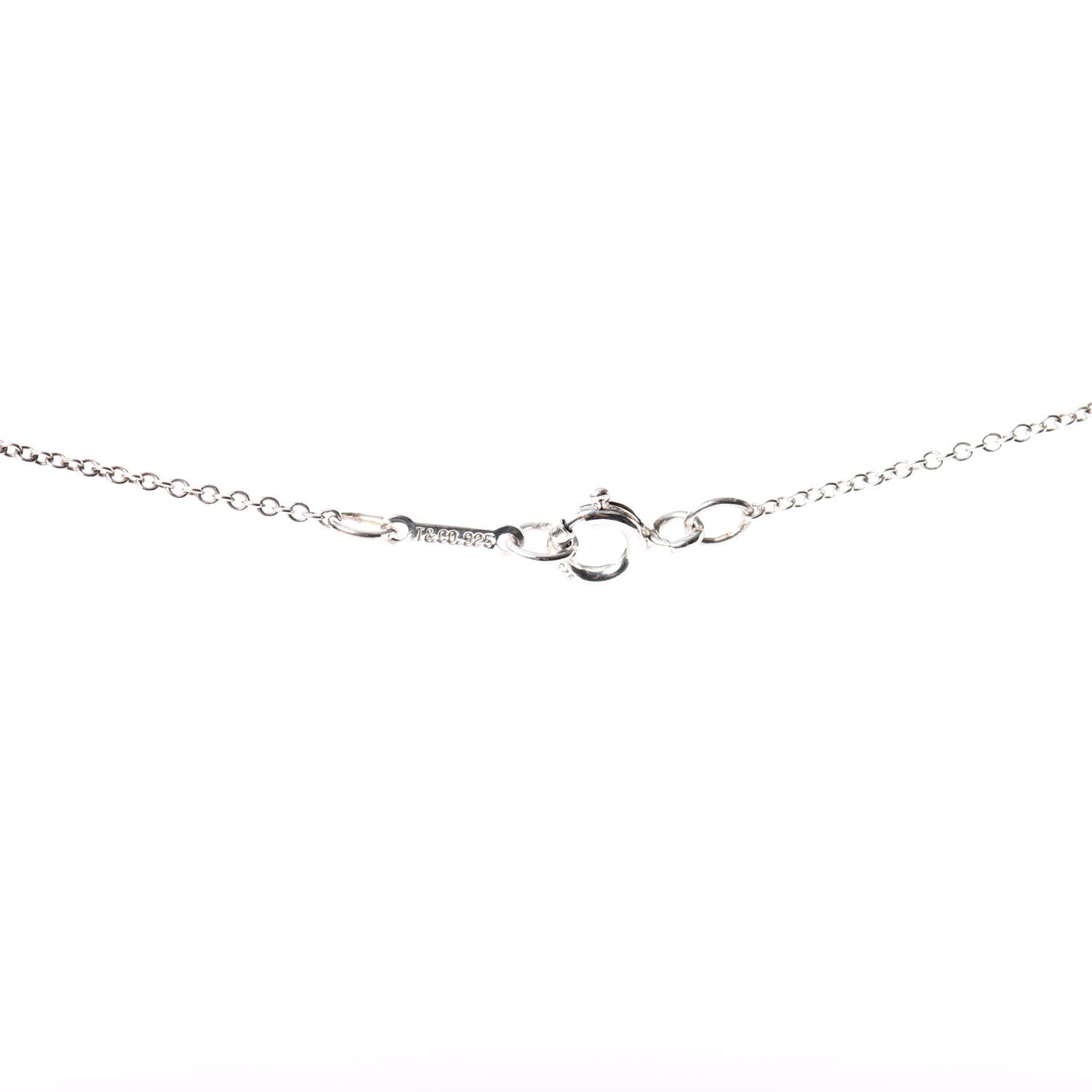 Tiffany Sterling Silver Paloma Picasso Graffiti X Pendant Necklace 3 of 4
