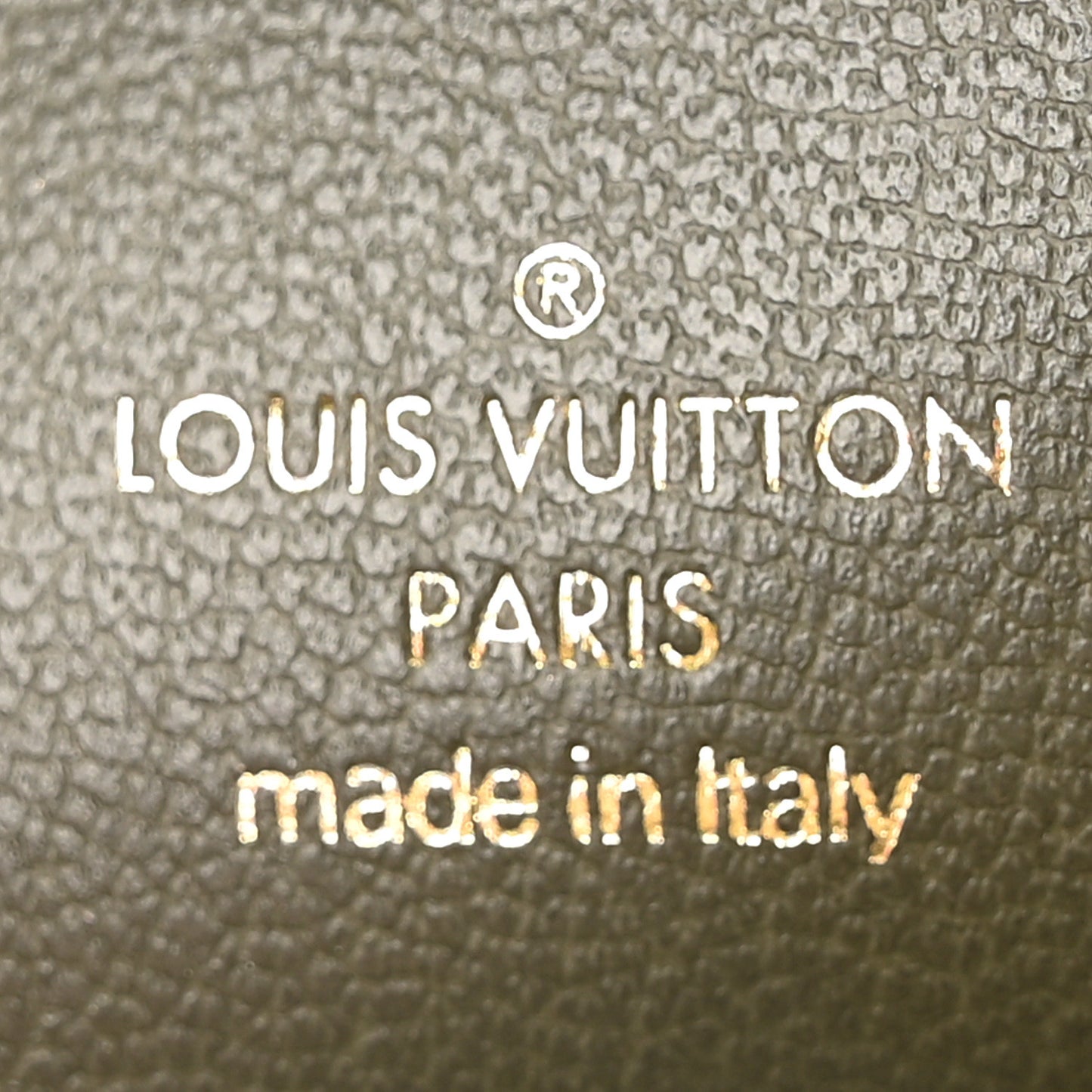 Lambskin Embossed Monogram Coussin PM Cream