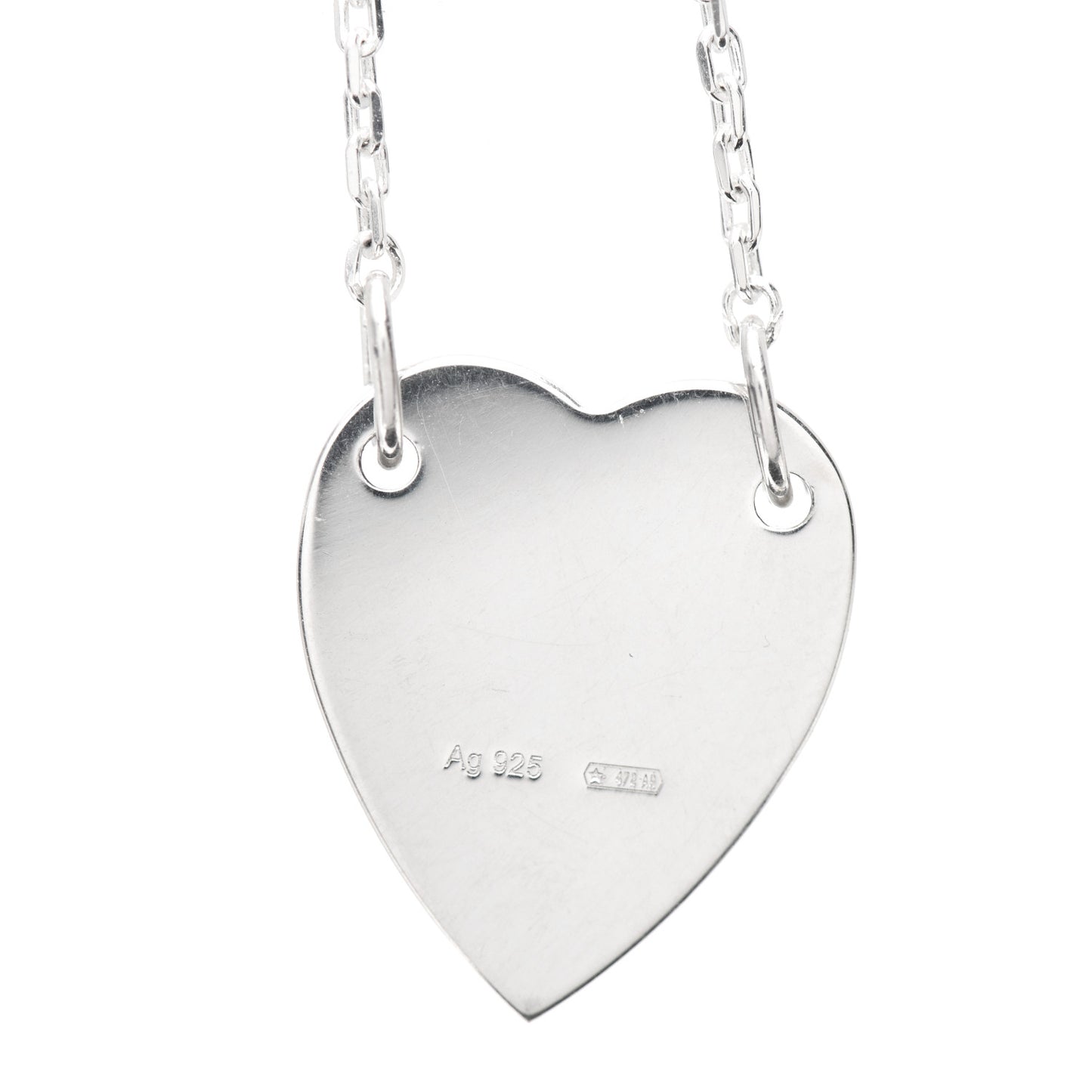 Sterling Silver Trademark Heart Bracelet