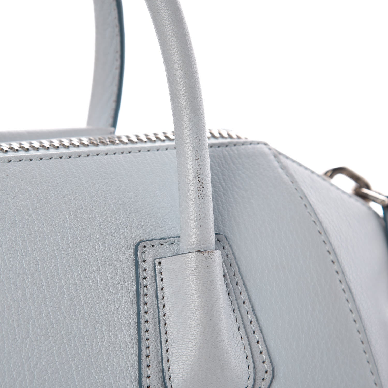 Givenchy Sugar Goatskin Small Antigona Pale Blue 10 of 17