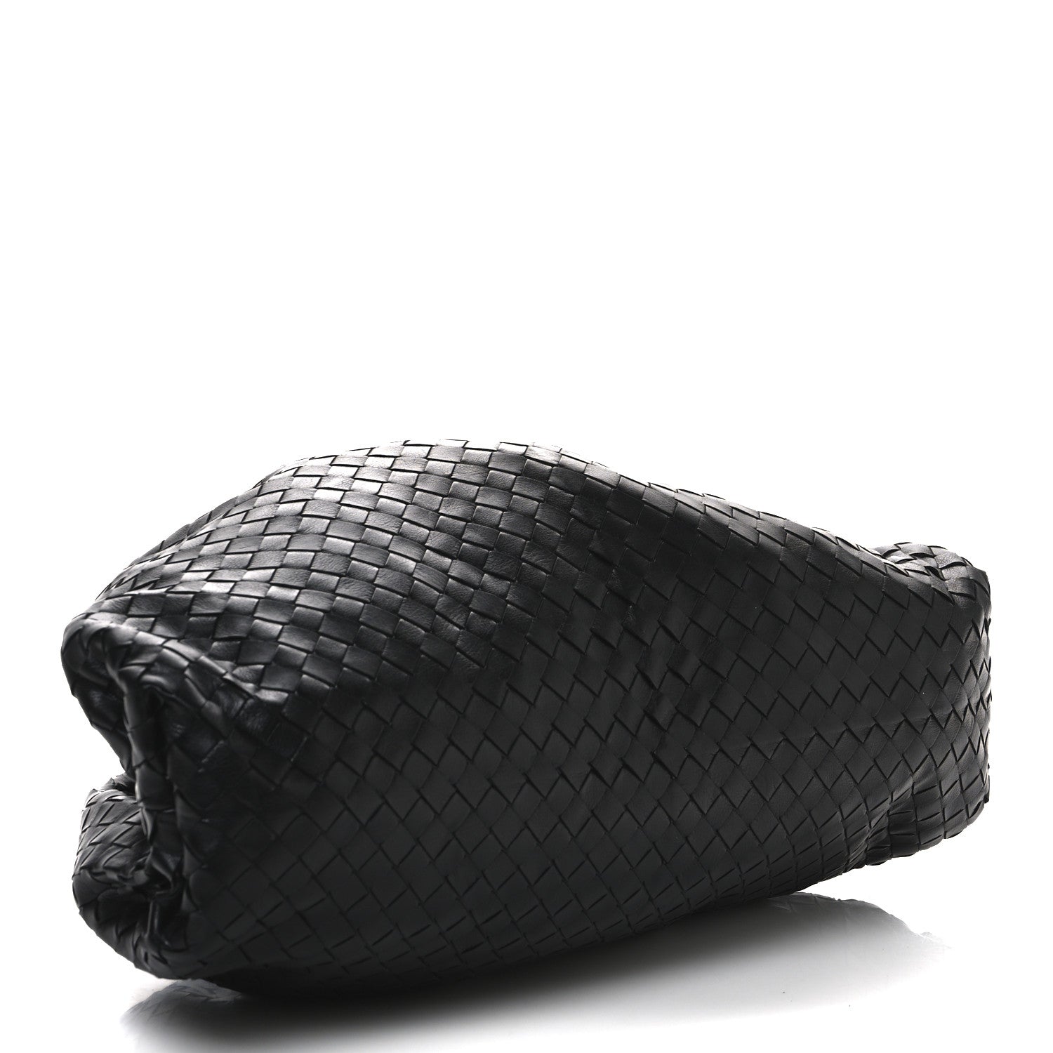 Bottega Veneta Nappa Maxi Intreccio The Pouch Oversized Clutch Black 4 of 12