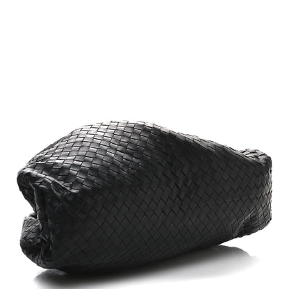 Bottega Veneta Nappa Maxi Intreccio The Pouch Oversized Clutch Black 4 of 12