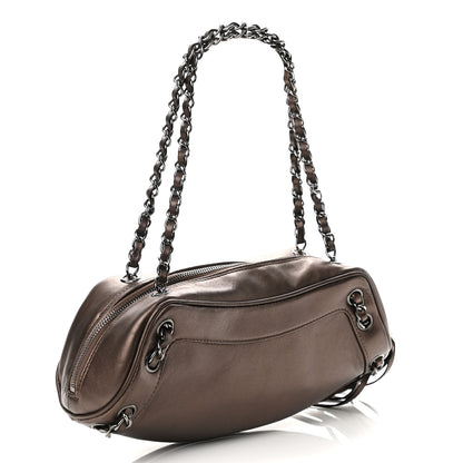 Chanel Metallic Lambskin Tassel Shoulder Bag Bronze 3 of 13