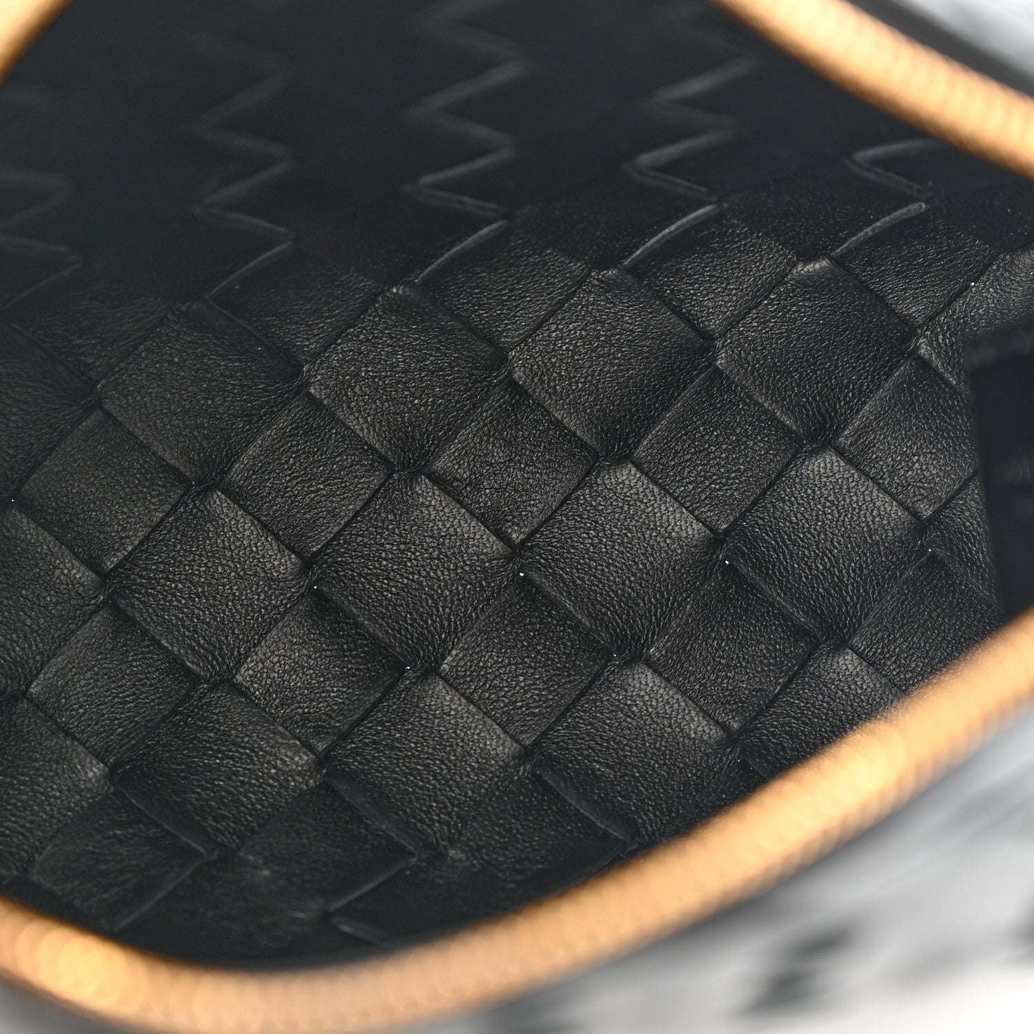 Bottega Veneta Nappa Intrecciato Metallic Knot Mini Loop Camera Bag Black 5 of 11
