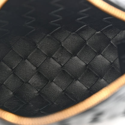 Bottega Veneta Nappa Intrecciato Metallic Knot Mini Loop Camera Bag Black 5 of 11