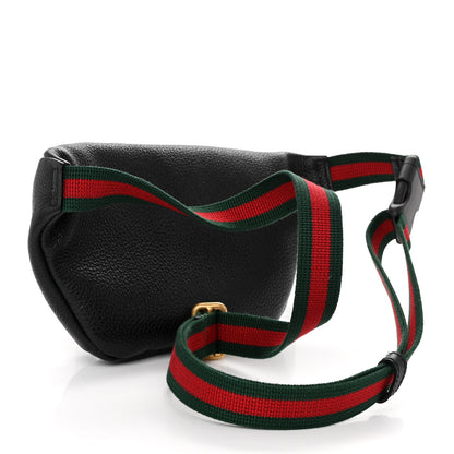 Gucci Grained Calfskin Small Logo Belt Bag Black 2 of 9