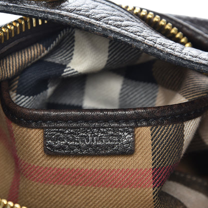 Burberry Calfskin Malika Hobo Dark Brown 7 of 12