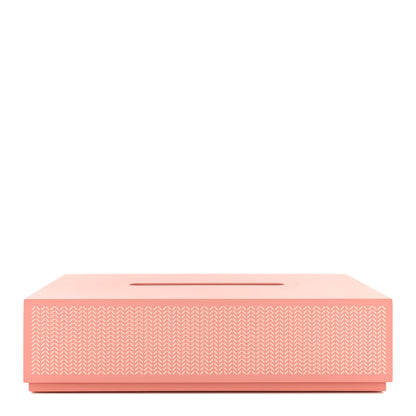 Hermes Lacquered Wood K-Box Tissue Box Pivoine Poudre 1 of 8