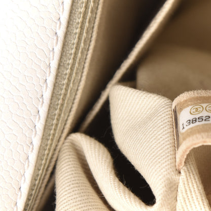 Chanel Caviar Large Timeless CC Flap White 7 of 11