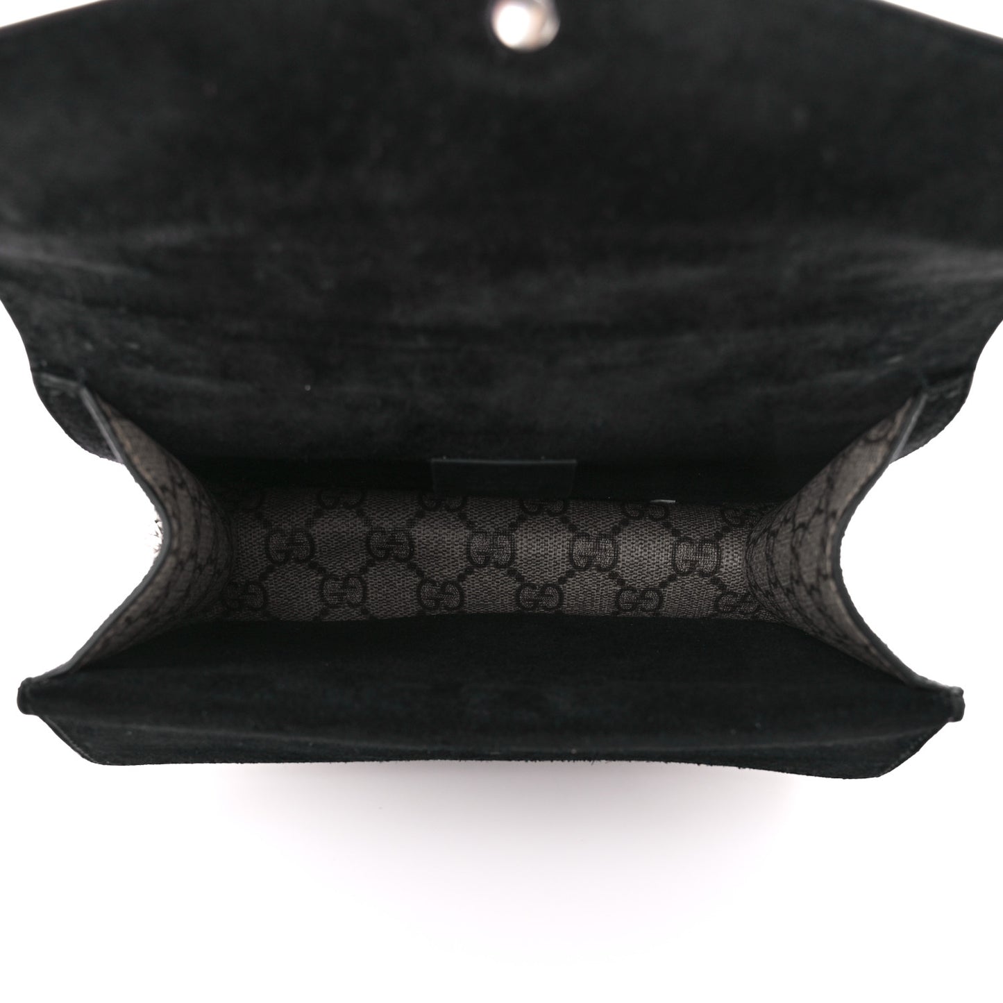 GG Supreme Monogram Mini Dionysus Shoulder Bag Black