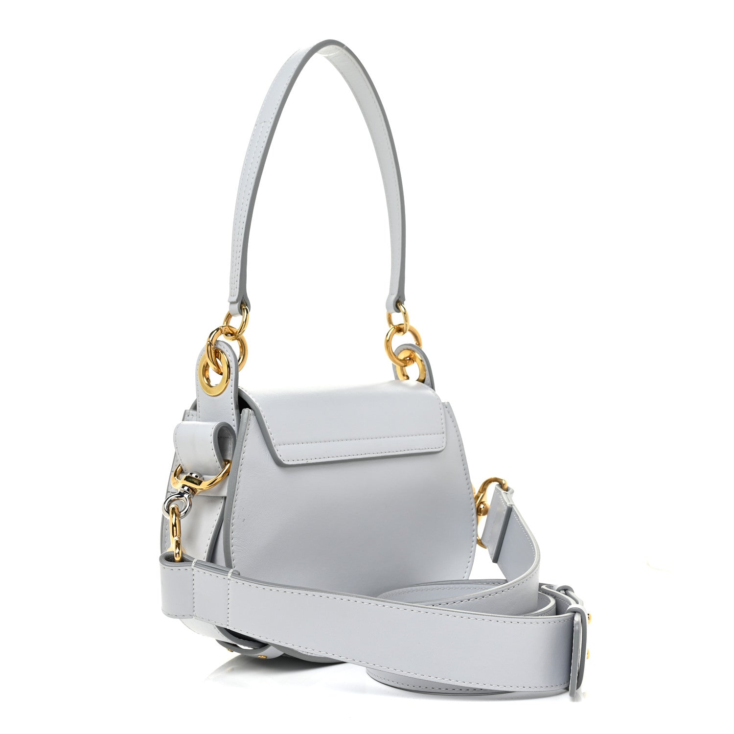 Chloe Calfskin Small Tess Bag Light Cloud 2 of 15