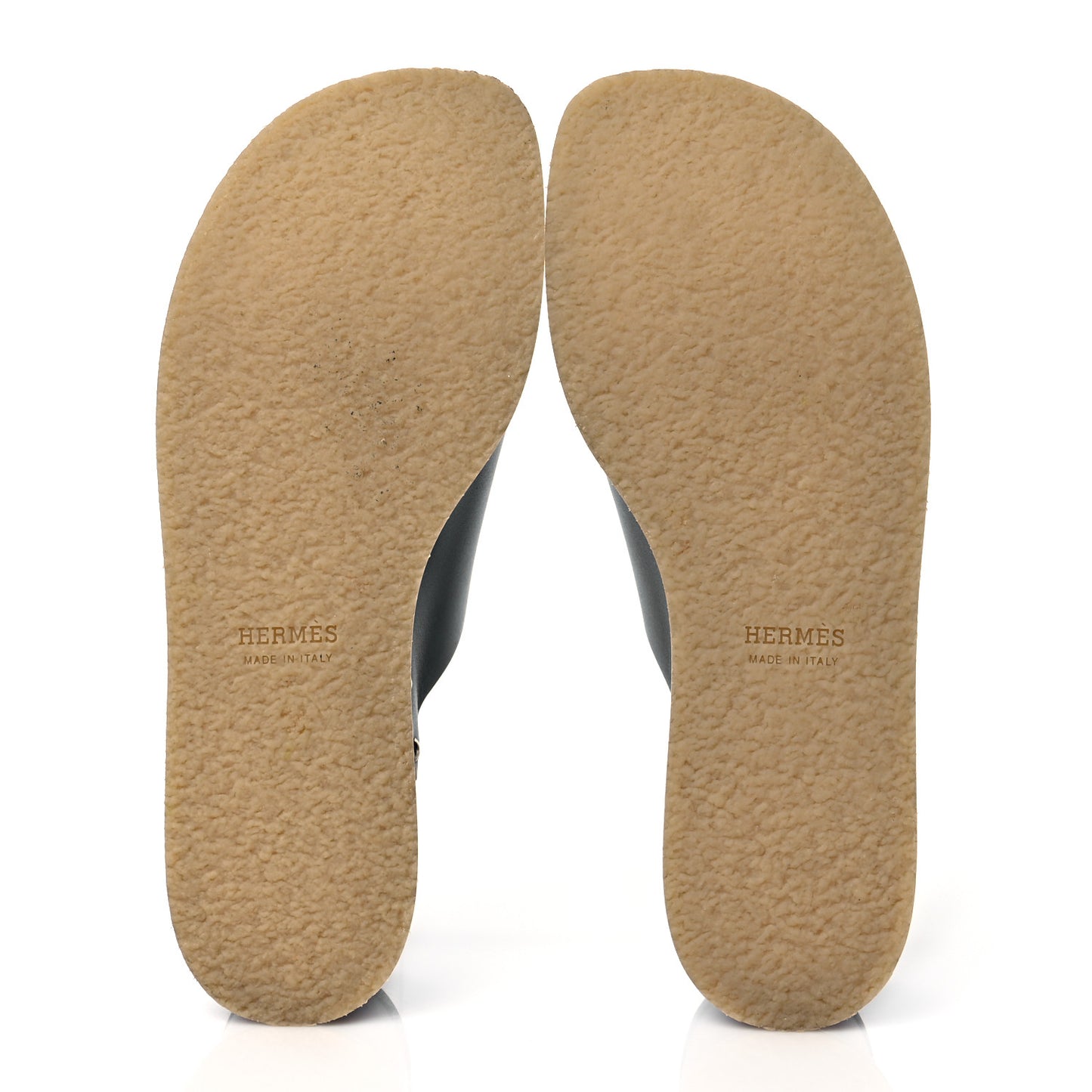 Calfskin Ellipse Sandals 37 Black