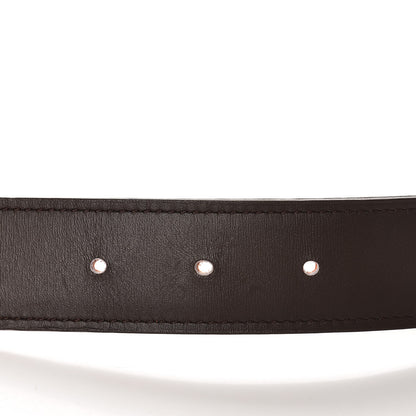Hermes Swift Togo 32mm Quizz H Belt 90 Chocolate Orange 6 of 14