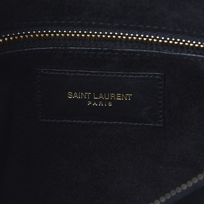 Saint Laurent Calfskin Classic Duffle 6 Black 5 of 17