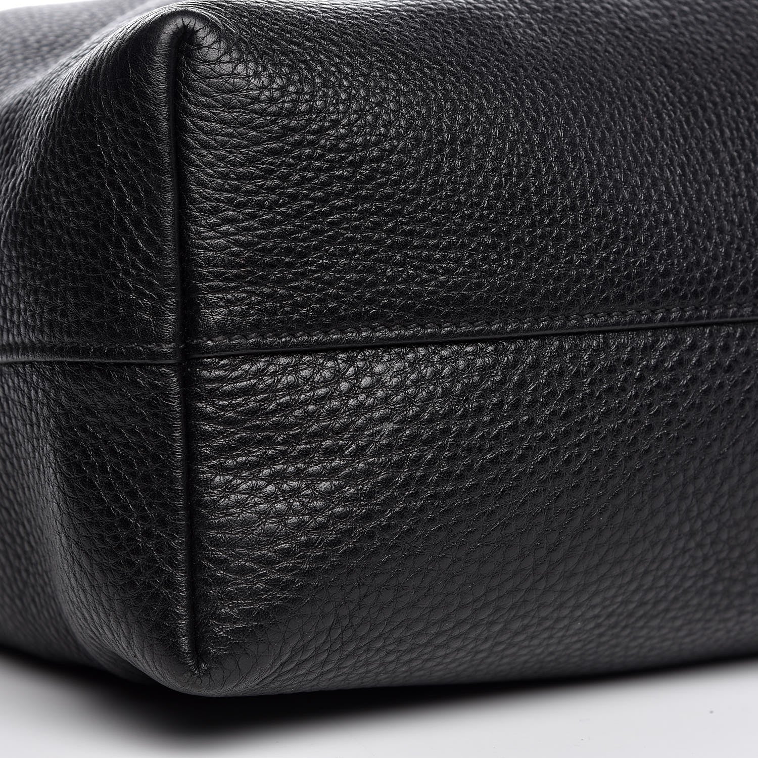 Prada Vitello Daino Tote Black 10 of 14