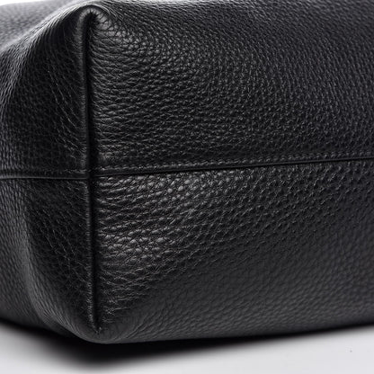 Prada Vitello Daino Tote Black 10 of 14