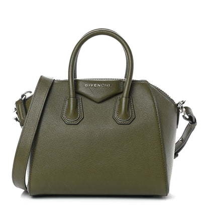 Givenchy Sugar Goatskin Mini Antigona Khaki 1 of 10