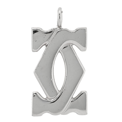 Cartier Metal Double C Pendant Silver 1 of 3
