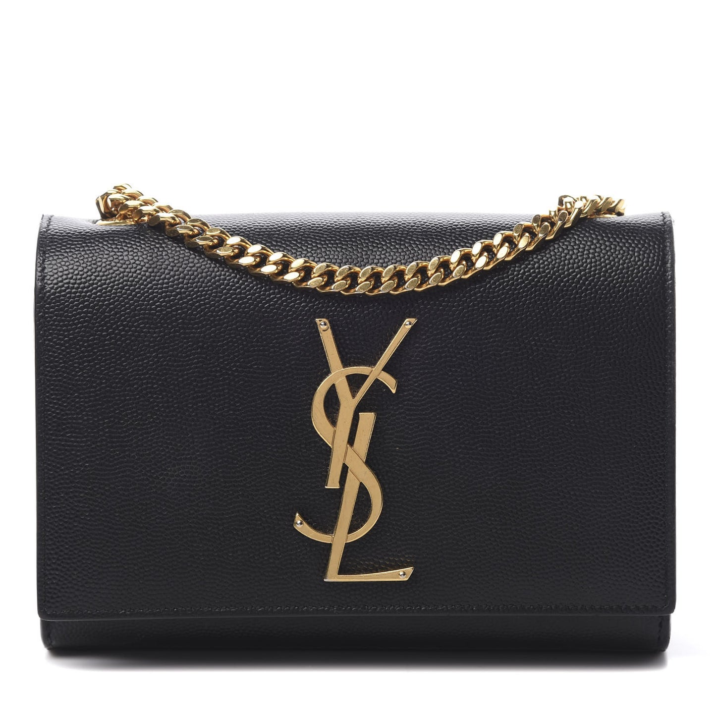 Grain De Poudre Small Monogram Kate Satchel Black
